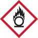 Ghs Oxidising Symbol- Sav (50 X 50 Mm) Pack of 10 423651