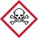 Ghs Skull & Cross Bonessymbol - Sav (100 X 100 Mm) 423652