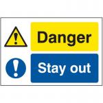 Quarry Sign: Danger stay Out - Dib (600 X 400 Mm) 423662