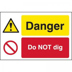 Quarry Sign Danger Do Not Dig - Fmx 600 X 400mm 423671