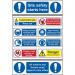 Site Entrance Multisign- Crx (600 X 900 Mm) 423699