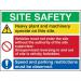 Site Safety Composite- 2.5 mm Foam Polypropylene (800 X 600 Mm) 423703