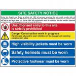 Site Safety Composite- 1.2 mm Recyclable Pp (800 X 600 Mm) 423704