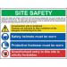 Site Safety Composite- 1.2 mm Recyclable Pp (800 X 600 Mm) 423705
