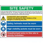 Site Safety Composite- 1.2 mm Recyclable Pp (800 X 600 Mm) 423706