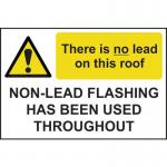 There Is No Lead on This Roof Non-lead Flashing... - 1.2 mm Recyclable Pp (300 X 200 Mm) 423710
