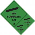 Non Flammable Gas Class 2 Labels - Sav (200 X 300 Mm) (pack of 3) 423725