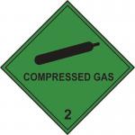 Compressed Gas 2 - Labels(100 X 100 mm Roll of 250) 423748