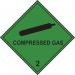 Compressed Gas 2 - Labels(250 X 250 mm Pack of 10) 423749