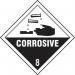 Corrosive 8 - Labels(100 X 100 mm Roll of 250) 423750