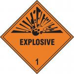 Explosive 1 - Labels(100 X 100 mm Roll of 250) 423754