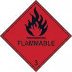 Flammable 3 - Labels(100 X 100 mm Roll of 250) 423756