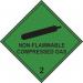 Non-flammable Compressed Gas 2 - Labels (250 X 250 mm Pack of 10) 423774