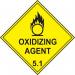 Oxidizing Agent 5.1 -labels (250 X 250 mm Pack of 10) 423781