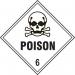 Poison 6 - Labels(250 X 250 mm Pack of 10) 423783