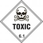 Toxic 6.1 - Labels(100 X 100 mm Roll of 250) 423787
