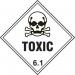 Toxic 6.1 - Labels(100 X 100 mm Roll of 250) 423787