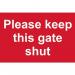 Please Keep This Gateshut - Sapp (300 X 200 Mm) 423836