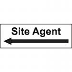 Site Agent Arrowleft - 1.2 mm Recyclable Pp (300 X 100 Mm) 423845