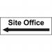 Site Office Arrowleft - 1.2 mm Recyclable Pp (300 X 100 Mm) 423856