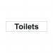 Toilets - 1.2 mm Recyclable Pp (200 X 50 Mm) 423868