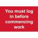 You Must Log in Before Commencingwork - 1.2 mm Recyclable Pp (300 X 200 Mm) 423875