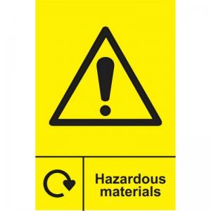 Recycling Hazardous Materials - 1.2mm Recyclable Pp 150 X 200mm 423912