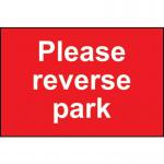 Please Reverse Park- 1.2 mm Recyclable Pp (600 X 450 Mm) 423956