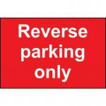 Reverse Parkingonly - 1.2 mm Recyclable Pp (600 X 450 Mm) 423957
