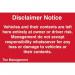 Disclaimer Notice - Vehicles...owners Risk - Sapp (300 X 200 Mm) 423959