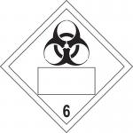 Biohazard 6 Symbol- Sav Placard (250 X 250 Mm) 423962