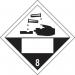Corrosive 8 Symbol- Sav Placard (250 X 250 Mm) 423965