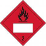 Flammable 2 Symbol- Sav Placard (250 X 250 Mm) 423966
