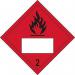 Flammable 2 Symbol- Sav Placard (250 X 250 Mm) 423966