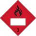 Flammable 3 Symbol- Sav Placard (250 X 250 Mm) 423967