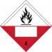 Flammable 4 Symbol- Sav Placard (250 X 250 Mm) 423968