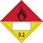 Flammable 5.2 Symbol- Sav Placard (250 X 250 Mm) 423971