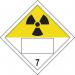 Radioactive 7 Symbol- Sav Placard (250 X 250 Mm) 423973