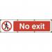 No Exit - Ban (1200 X 300 Mm) 423977