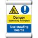 Danger Scaffolding Incompleteuse Crawling Boards - Ban (670 X 1000 Mm) 423979