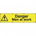 Danger Men at Work- Ban (1200 X 300 Mm) 423984