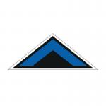 Arrow Chevron Symbol Blue- R 9 Floor Graphic (500 X 200 Mm) 424003