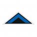 Arrow Chevron Symbol Blue- R 9 Floor Graphic (800 X 320 Mm) 424004