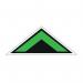 Arrow Chevron Symbol Green- R 9 Floor Graphic (500 X 200 Mm) 424005