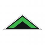 Arrow Chevron Symbol Green- R 9 Floor Graphic (800 X 320 Mm) 424006
