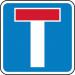 480 X 480 mm Dibond no Throughroad Road Sign (with Channel) 424029