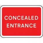 600 X 450 mm Dibond concealedentrance Road Sign (with Channel) 424035