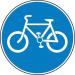 600 mm Dia. Dibond cyclistsonly Road Sign (without Channel) 424067