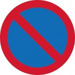 600 mm Dia. Dibond no Waitingroad Sign (without Channel) 424078