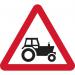 600 mm Tri. Dibond agricultural Vehicleslikely to Be in Road Ahead Road Sign (without Channel) 424086